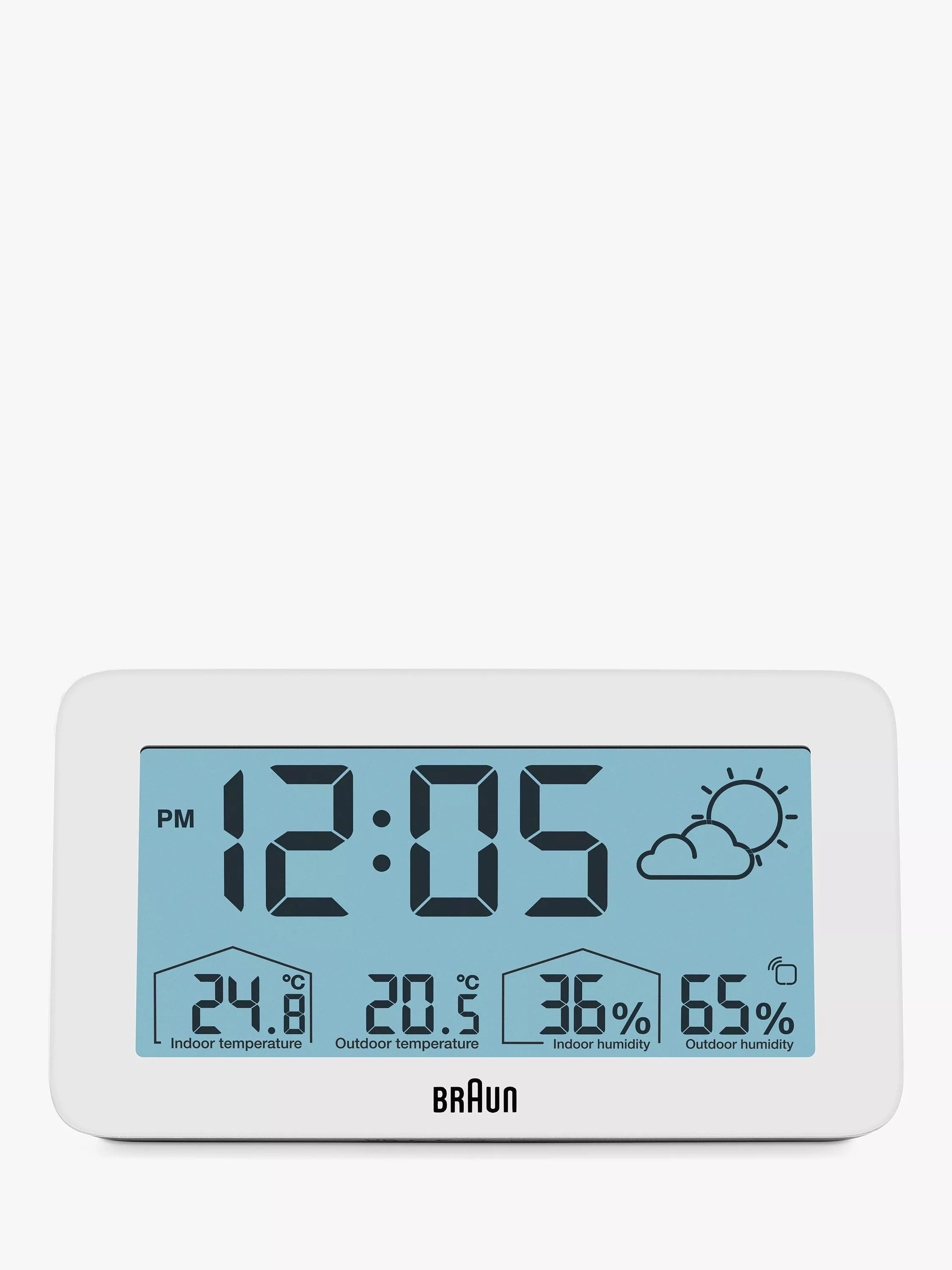 Braun BC13 digital weather station clock, UK version
