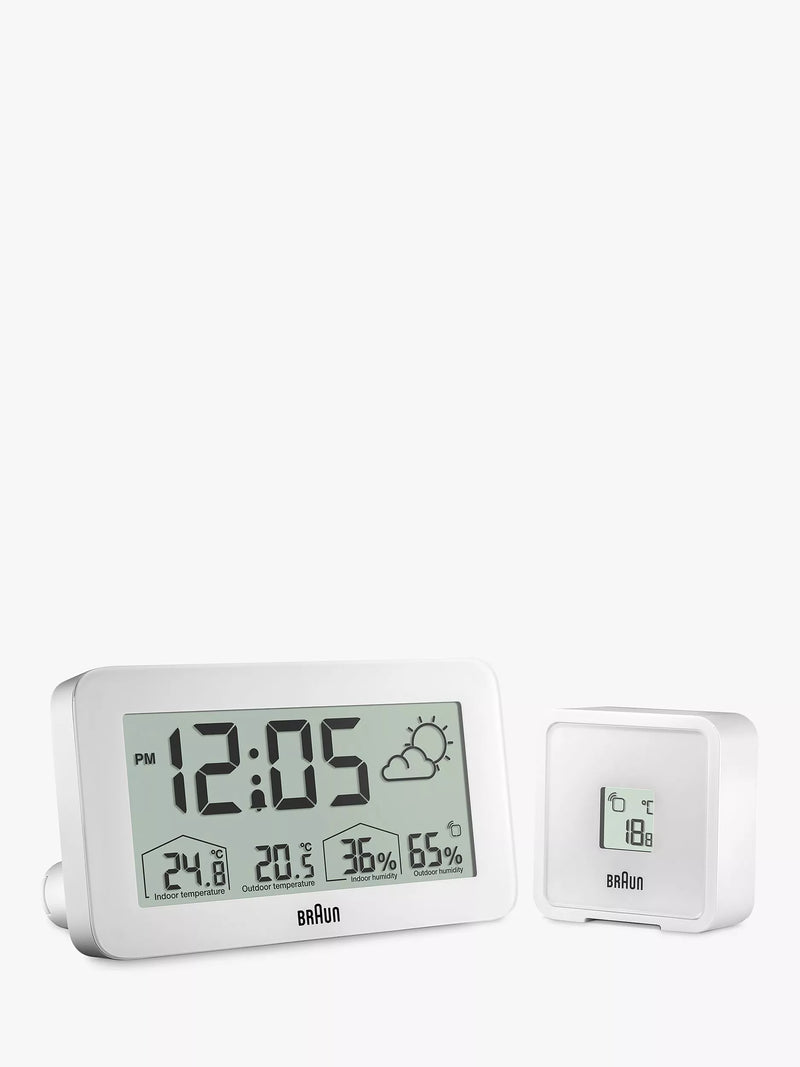 Braun BC13 digital weather station clock, UK version