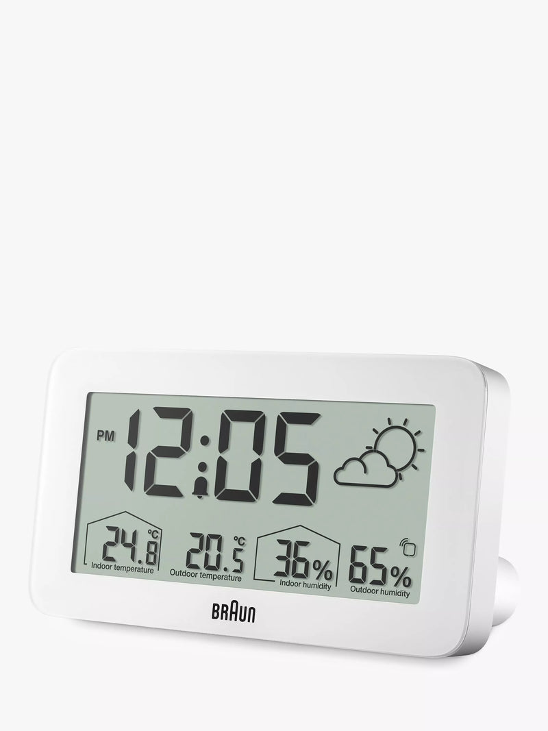 Braun BC13 digital weather station clock, UK version