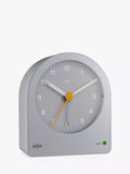 Braun Classic Analogue Alarm Clock in Grey - British product