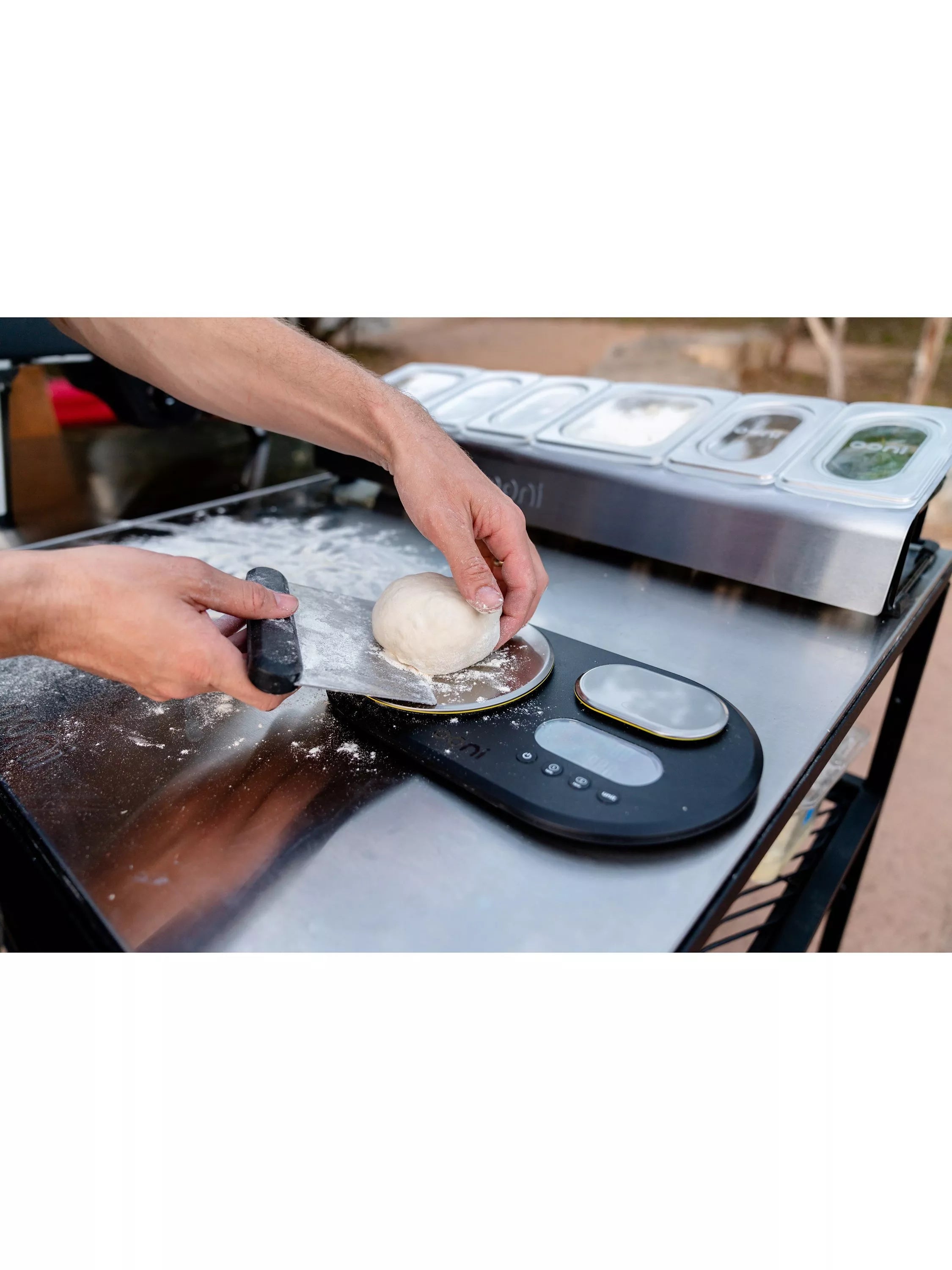 Ooni dual platform digital kitchen scales 10kg, UK version