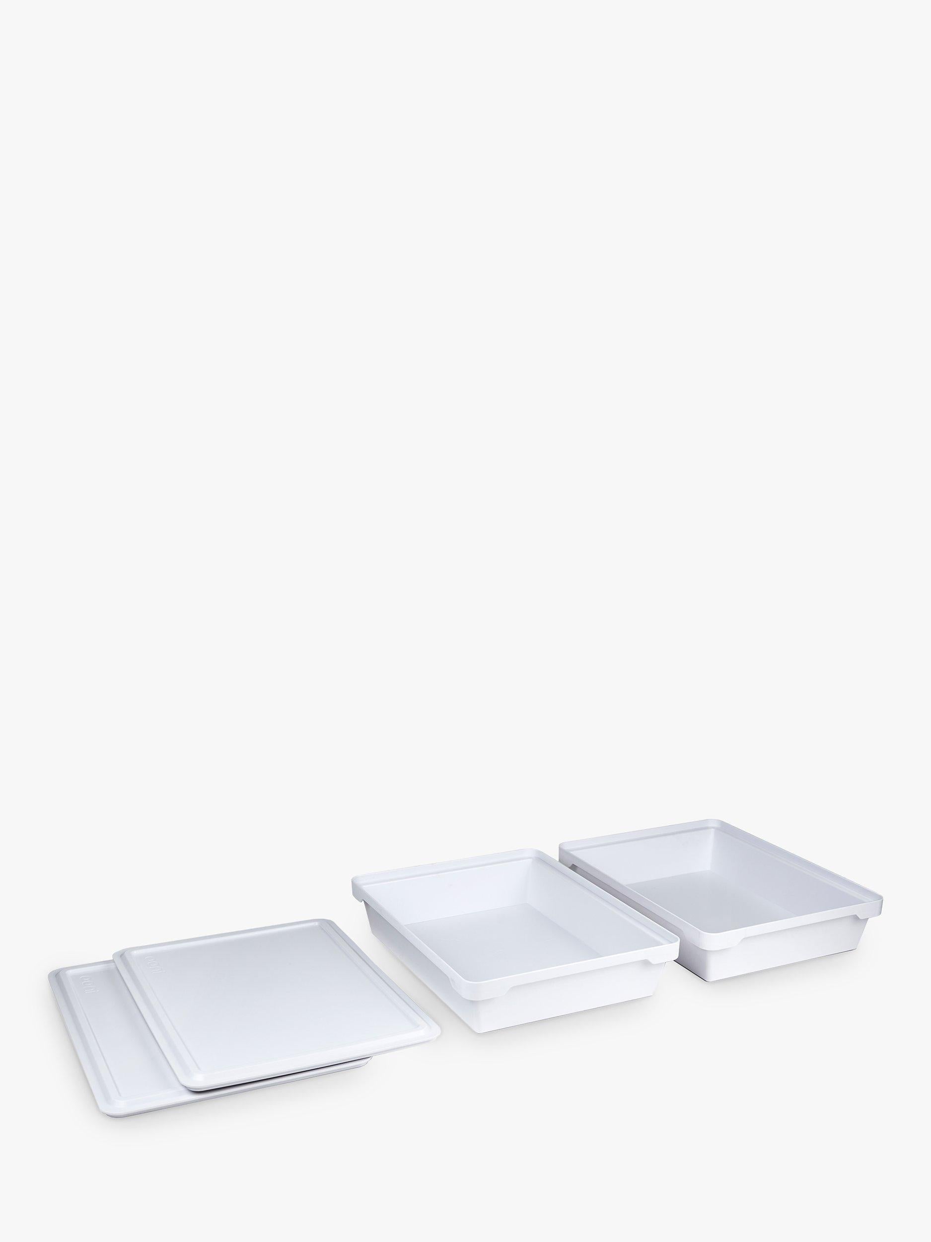 Ooni pizza dough proving boxes set of 2 white, UK version