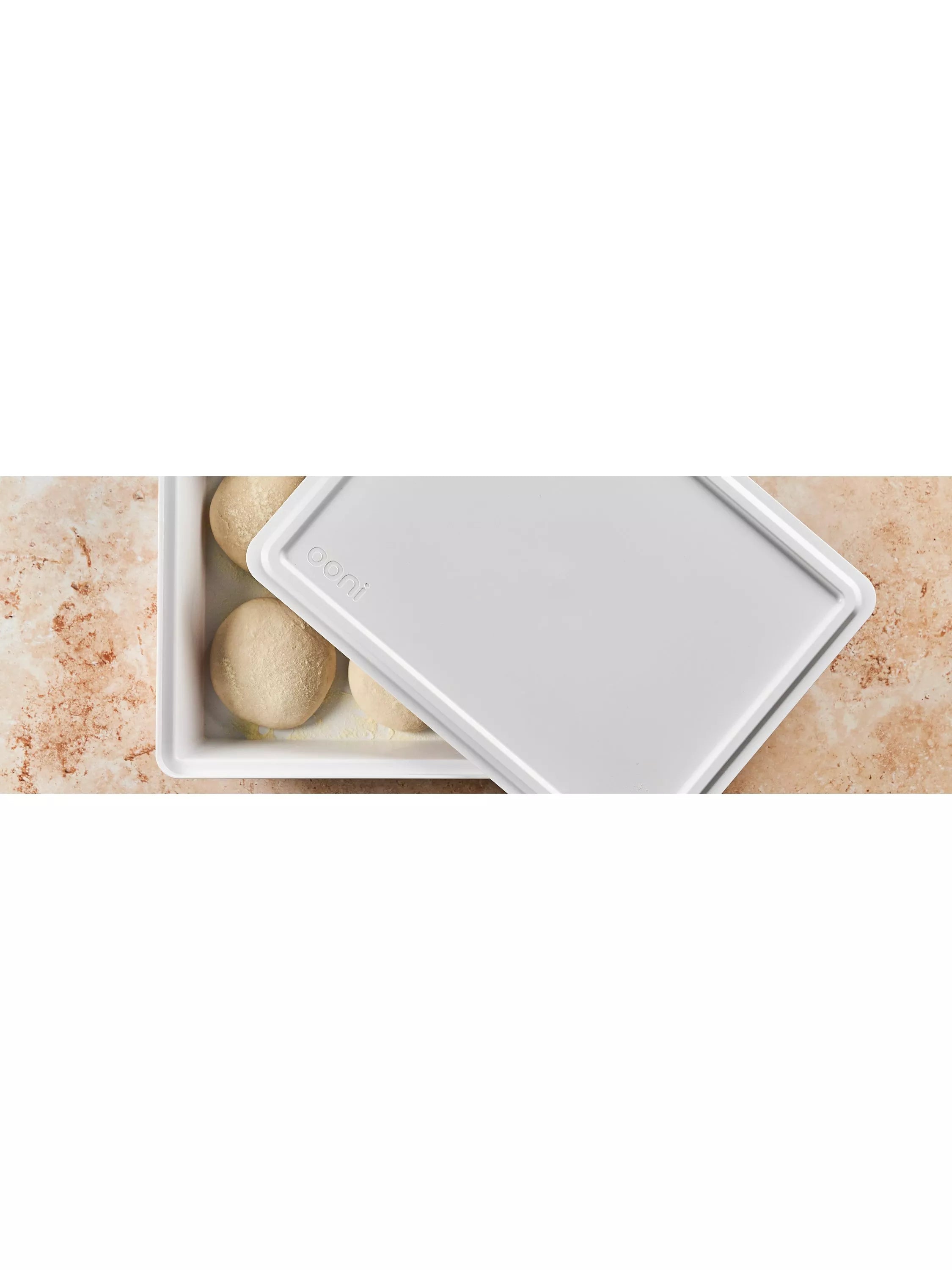 Ooni pizza dough proving boxes set of 2 white, UK version
