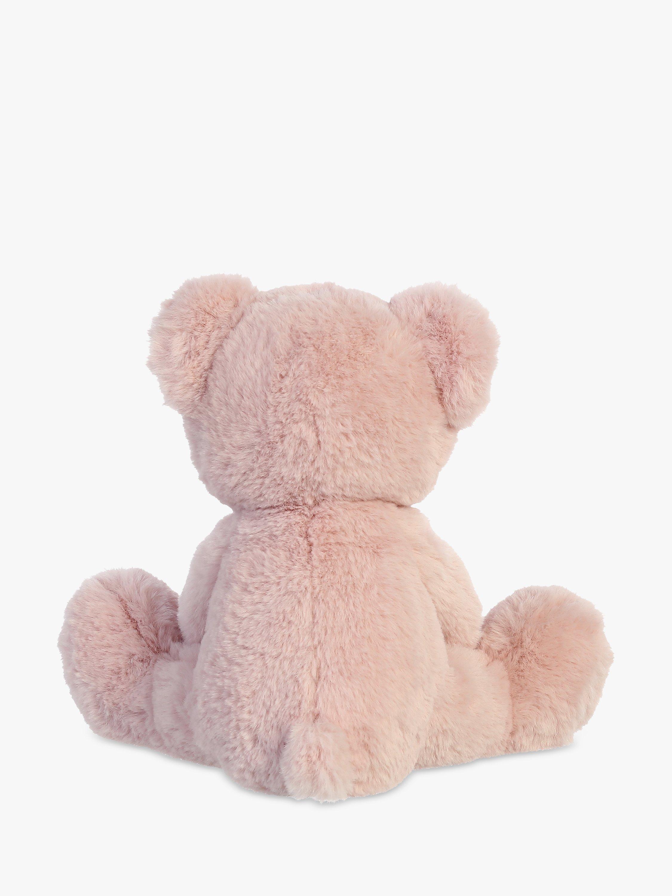 Aurora World Avery Bear dusty pink plush teddy, UK version