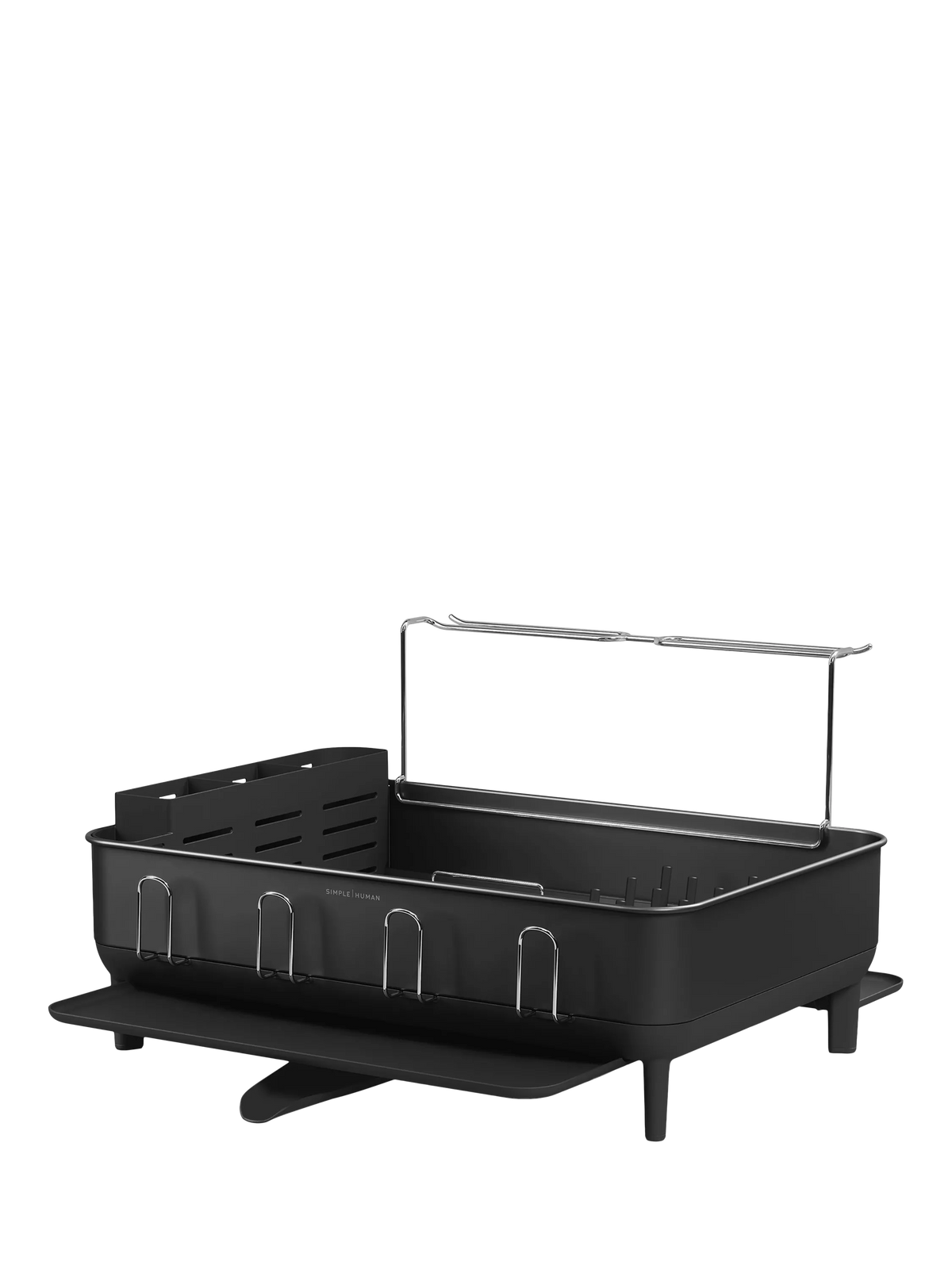 Simplehuman steel frame dish rack matte black - British product