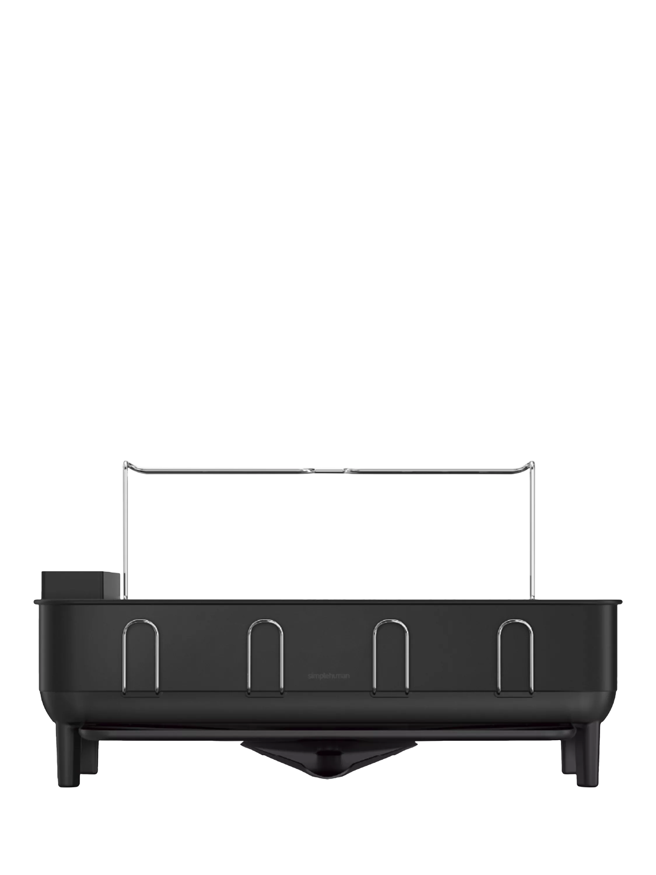 Simplehuman steel frame dish rack matte black - British product