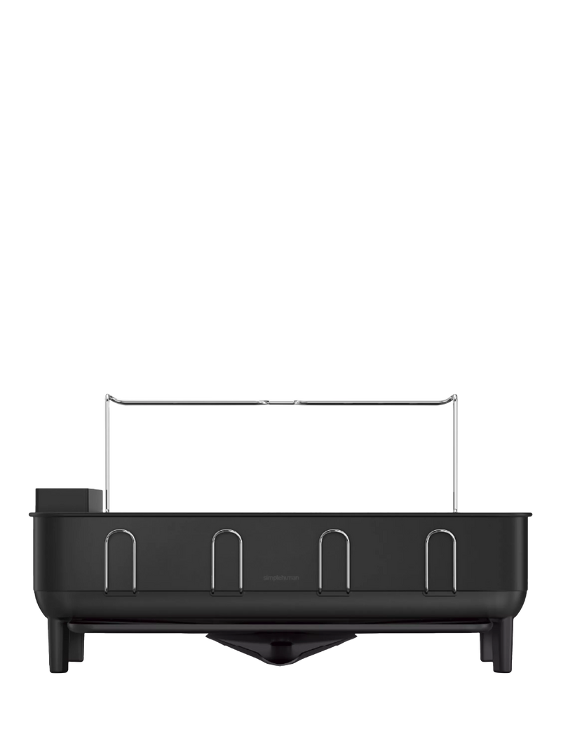 Simplehuman steel frame dish rack matte black - British product