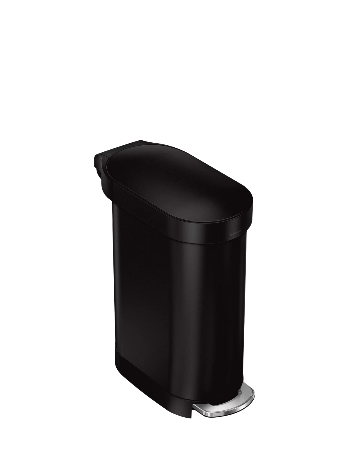 Simplehuman black 45L Slim Pedal Bin (British brand)