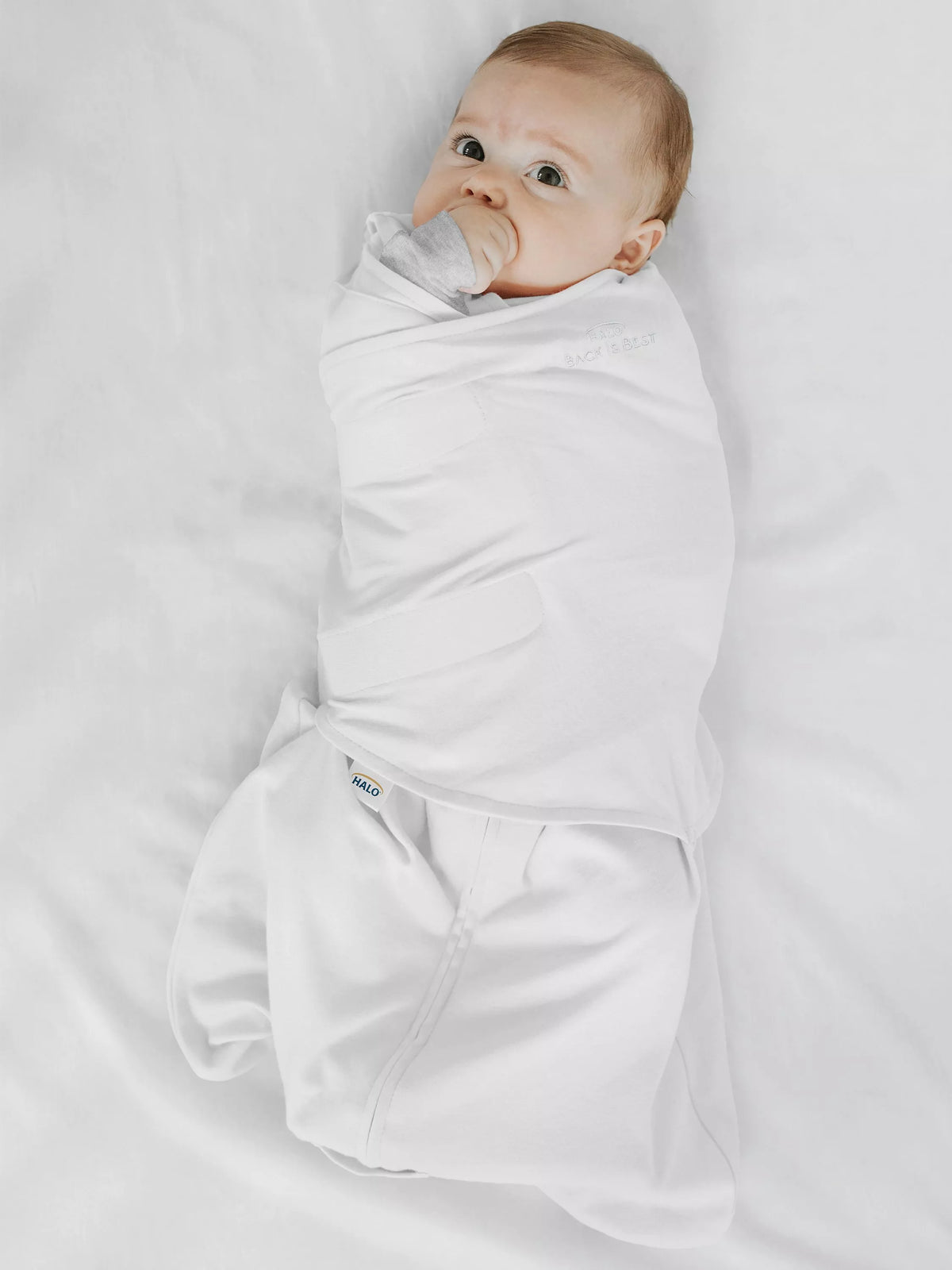 HALO SleepSack swaddle 1.5 Tog, imported from the UK