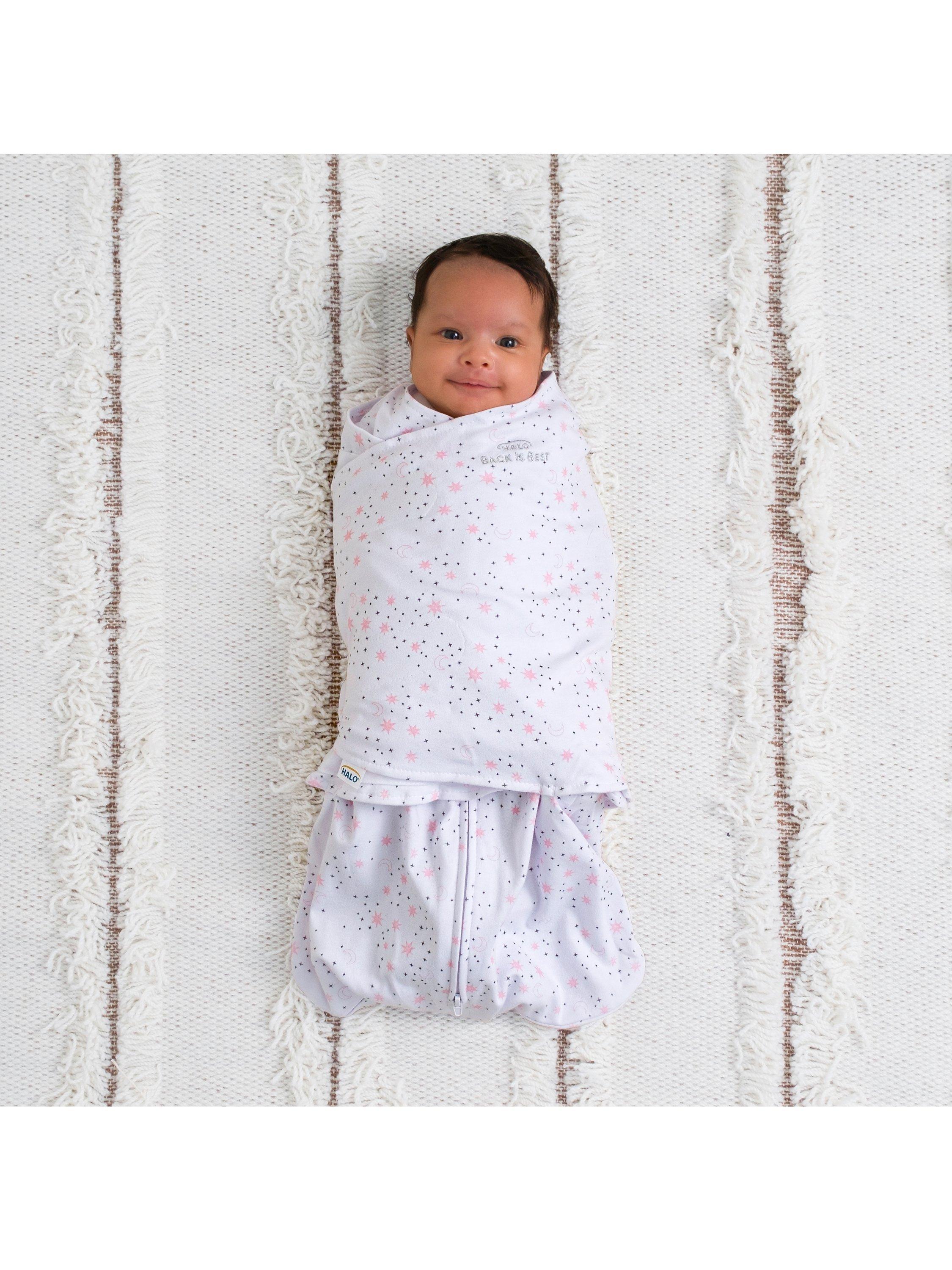 HALO SleepSack swaddle baby sleeping bag 1.5 Tog, imported from the UK