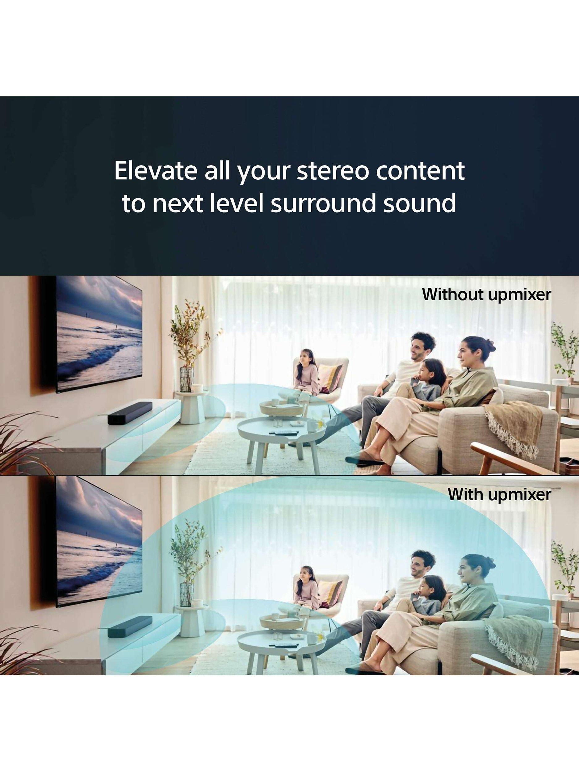 ساوند بار سوني HT-S2000 دولبي أتموس أسود (علامة تجارية بريطانية)