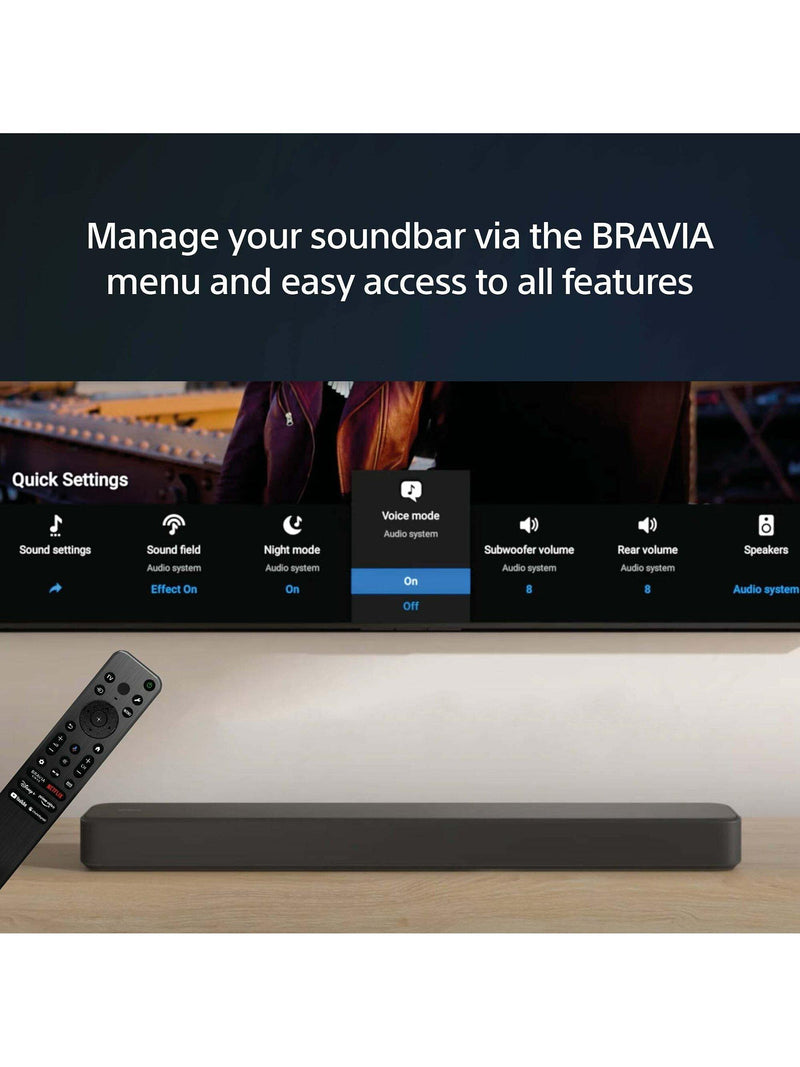 Sony HT-S2000 soundbar Dolby Atmos black (British brand)