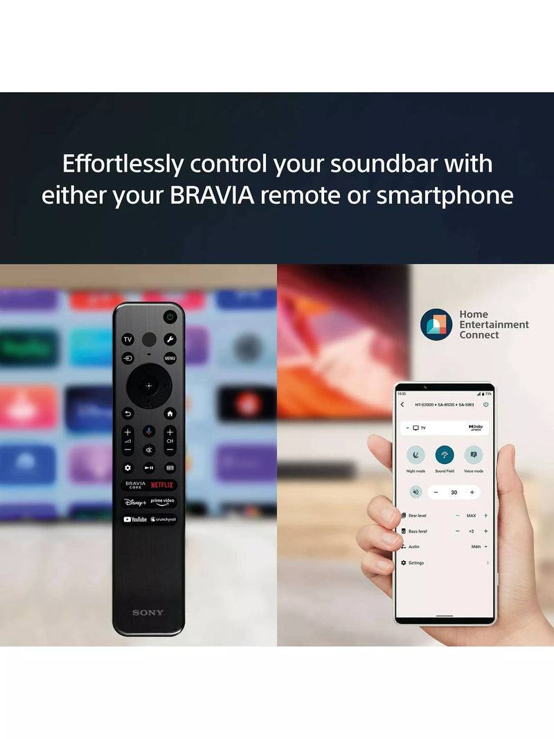 Sony HT-S2000 soundbar Dolby Atmos black (British brand)