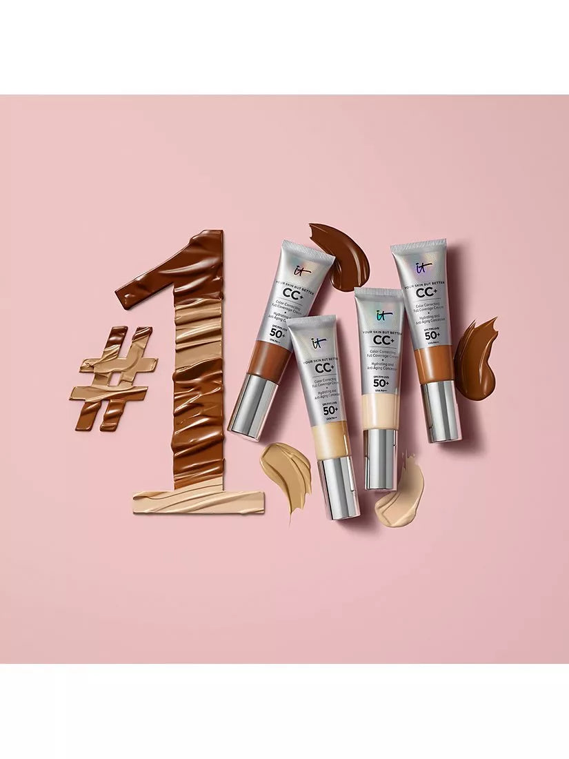 IT Cosmetics Your Skin But Better CC+ Cream with SPF 50, Deep Mocha