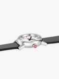 Mondaine Damenuhr 30mm mit veganem Lederarmband - Britisches Produkt