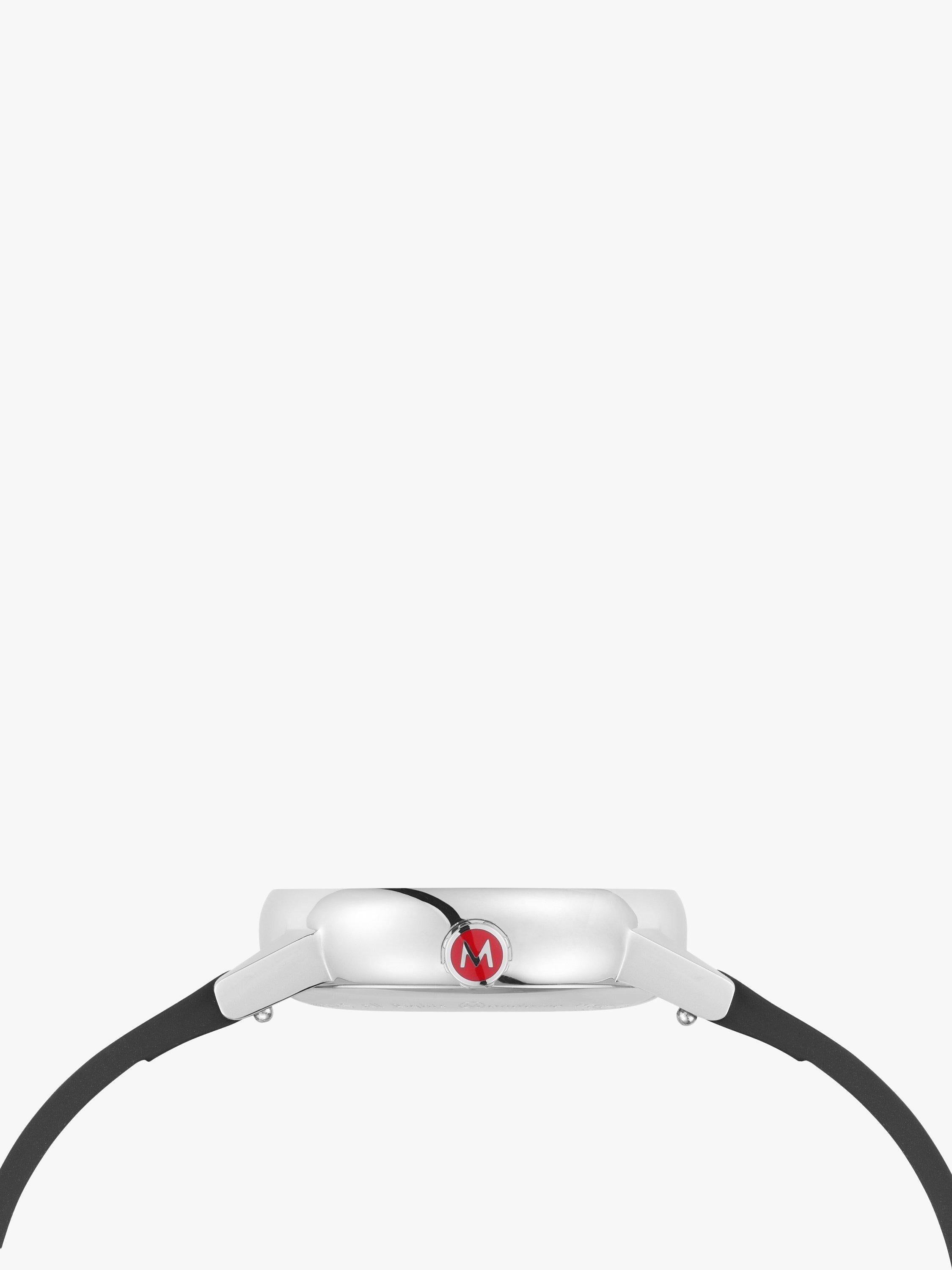 Mondaine Damenuhr 30mm mit veganem Lederarmband - Britisches Produkt