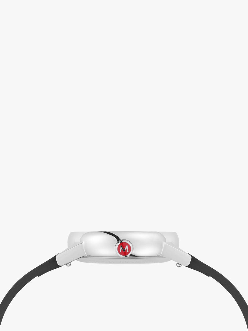 Mondaine Damenuhr 30mm mit veganem Lederarmband - Britisches Produkt