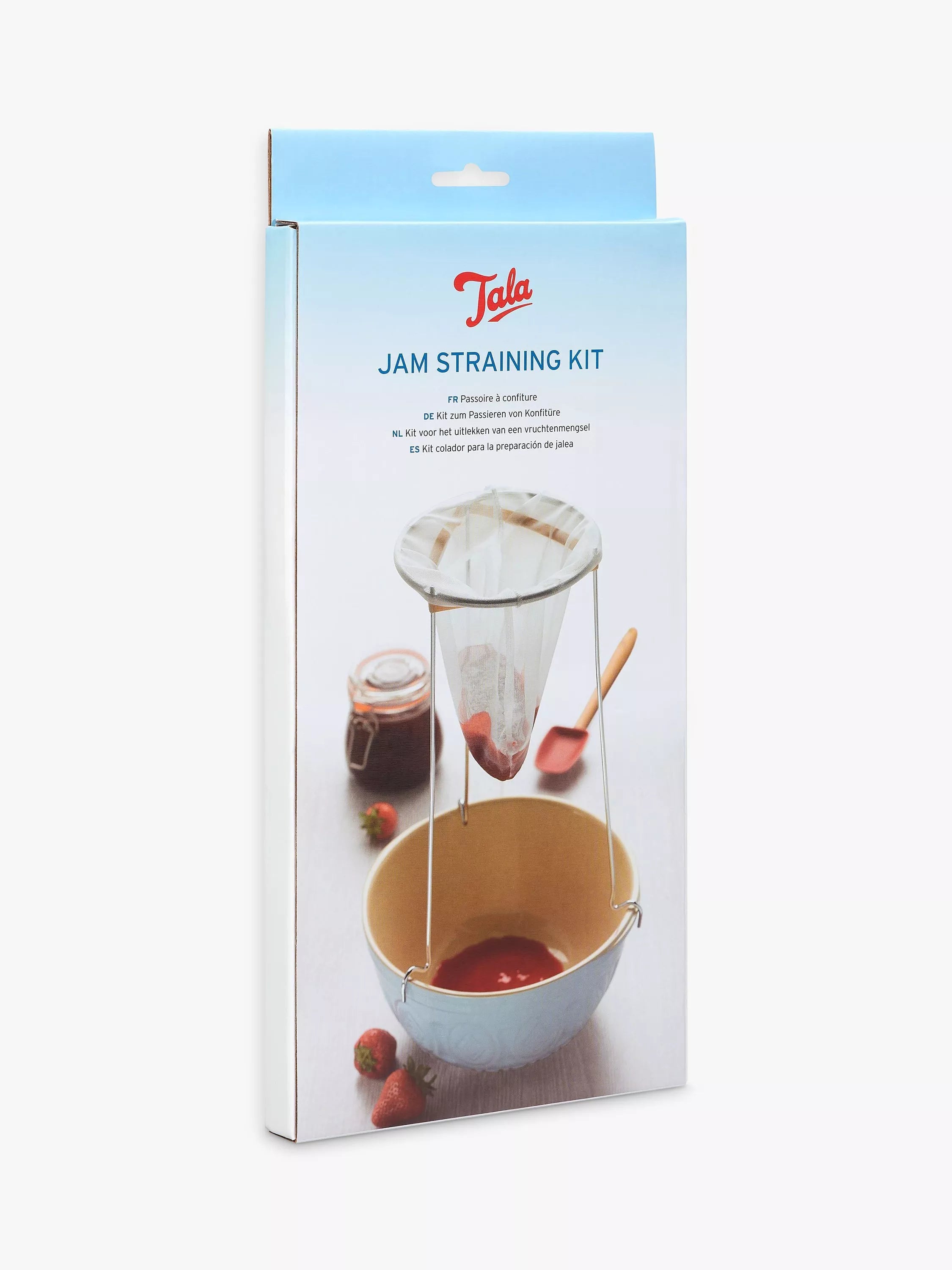 Tala stainless steel jam strainer and jelly bag kit - British product