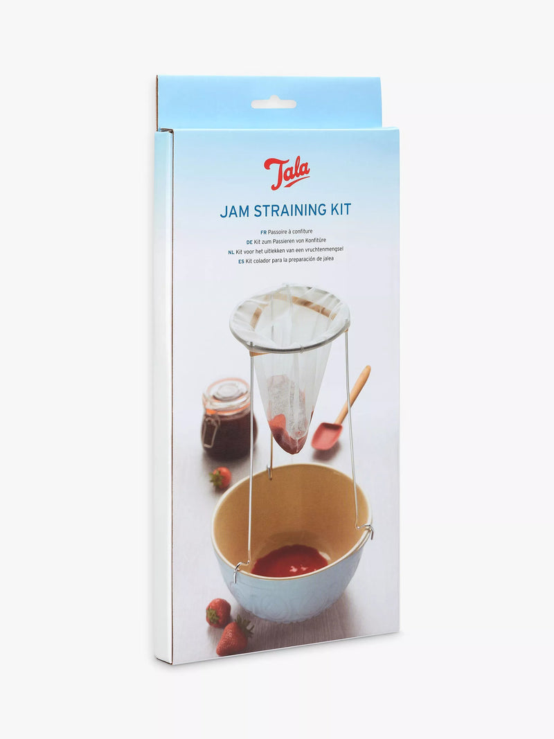 Tala stainless steel jam strainer and jelly bag kit - British product