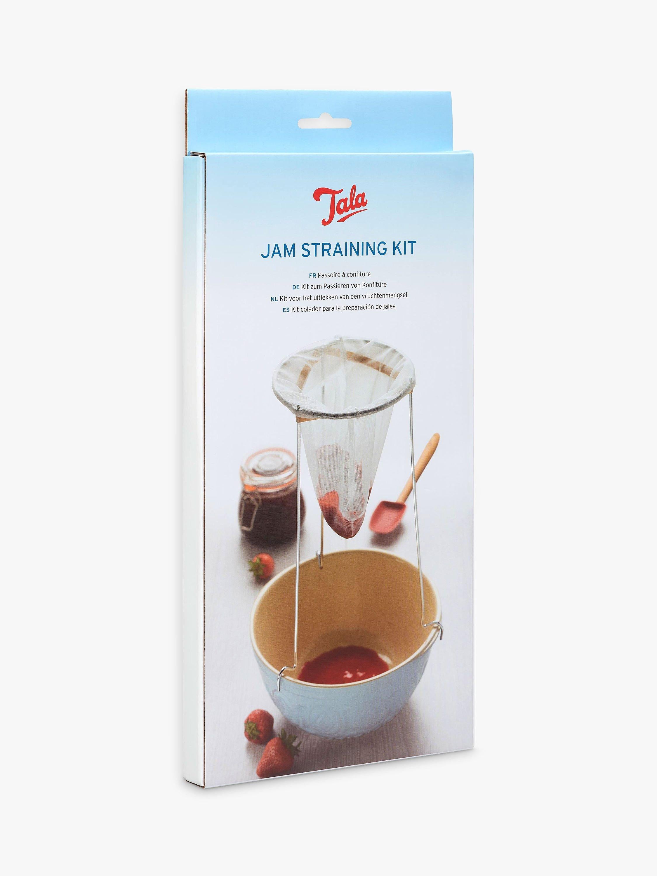 Tala stainless steel jam strainer and jelly bag kit - British product
