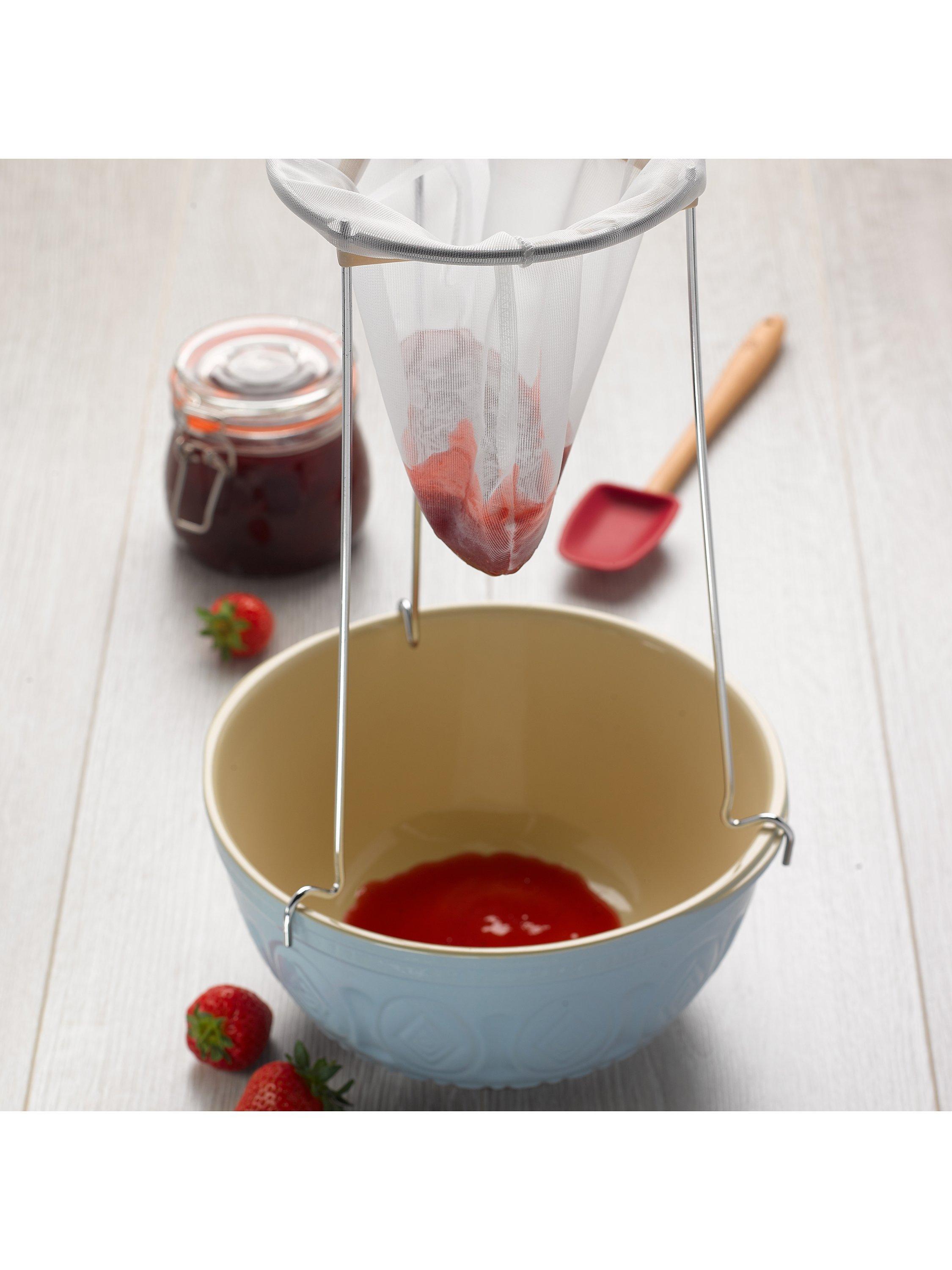 Tala stainless steel jam strainer and jelly bag kit - British product