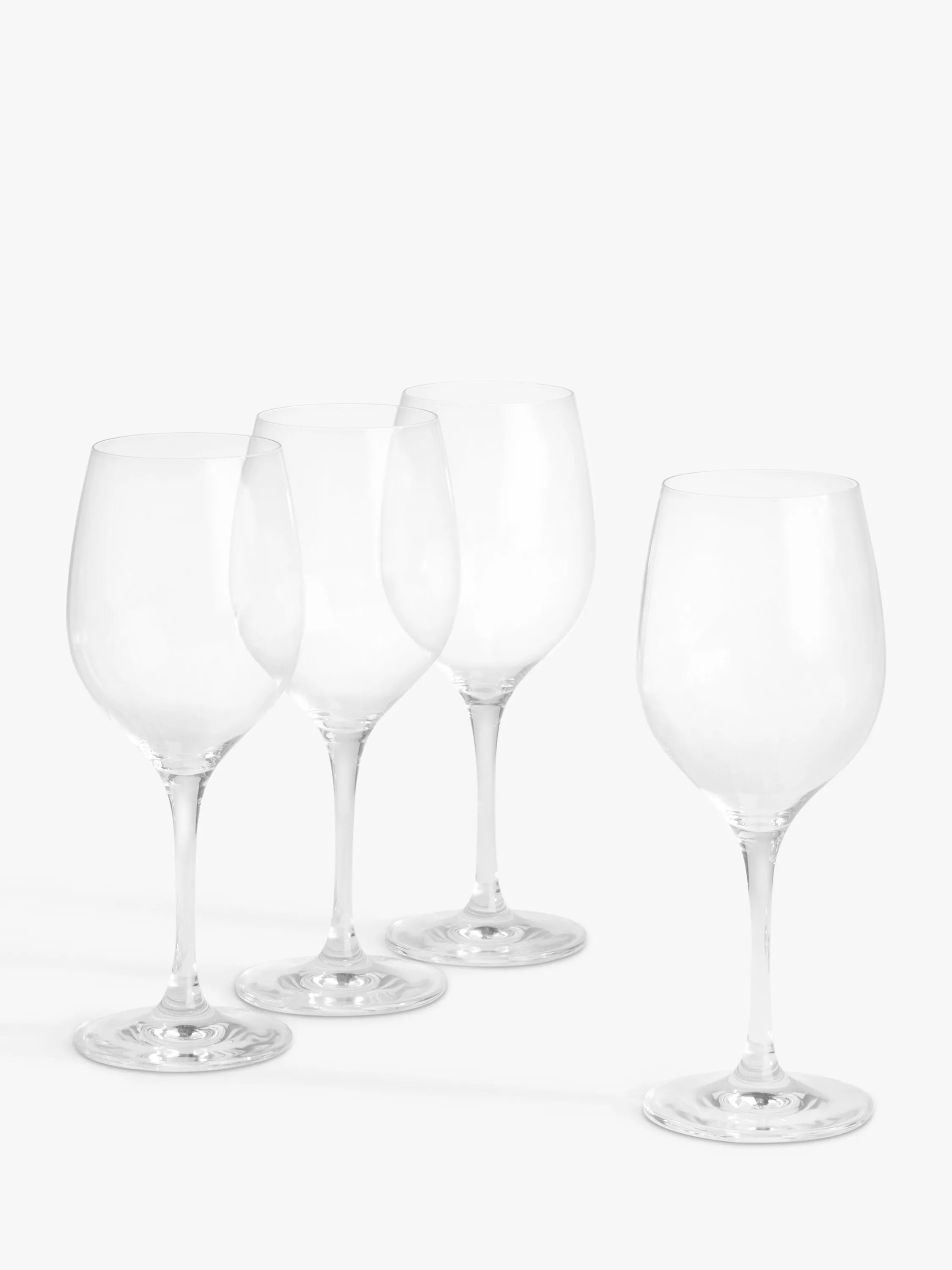 John Lewis Studio red wine glasses set of 4 450ml, UK version