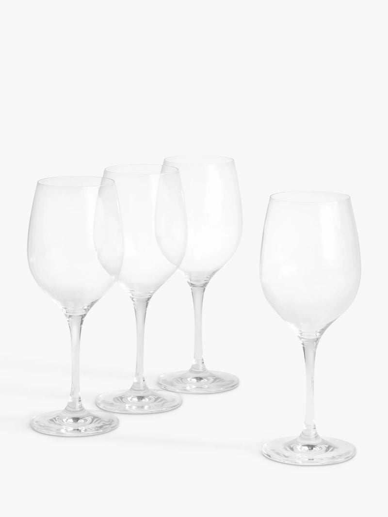 John Lewis Studio red wine glasses set of 4 450ml, UK version