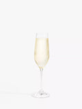 John Lewis crystal champagne flute set of 4 clear, imported from the UK