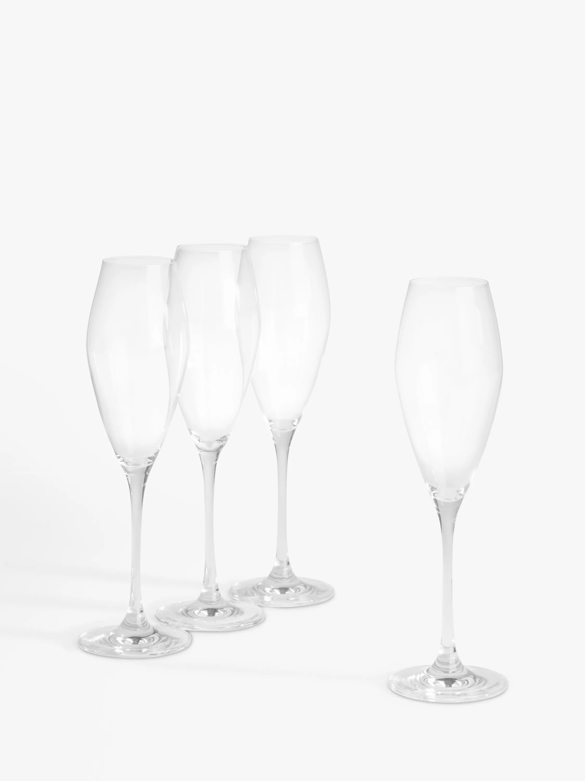 John Lewis Prosecco Glass set 4 270ml imported from the UK