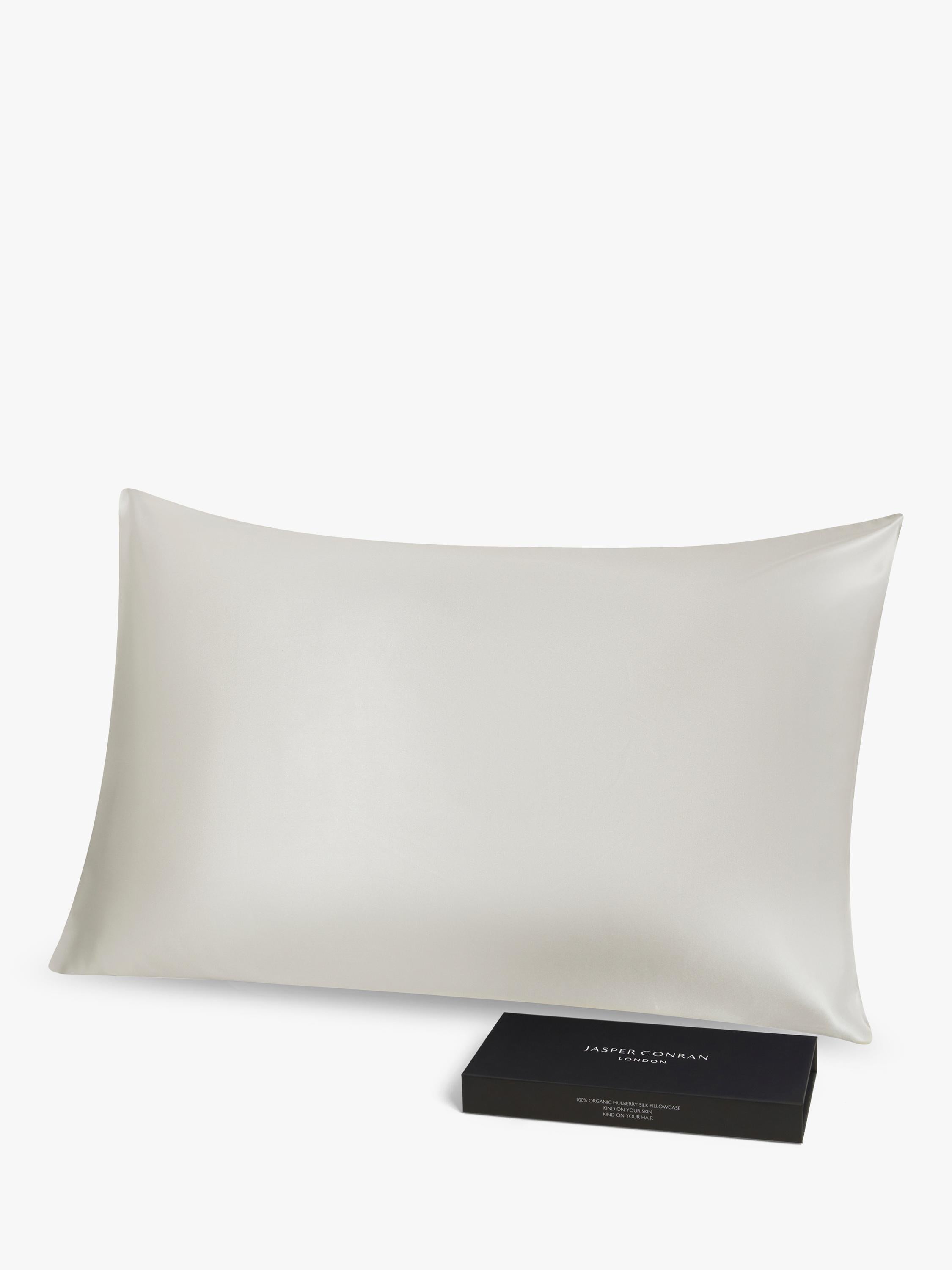 Jasper Conran London Organic Mulberry Silk Standard Pillowcase, UK version