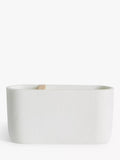 John Lewis Polyresin Toothbrush Holder, White