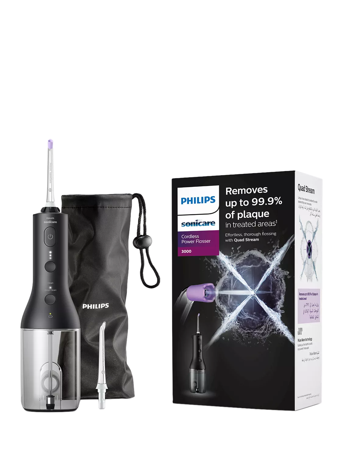 Philips Sonicare HX3826 فلوسر لاسلكي 3000 فلوسر مياه