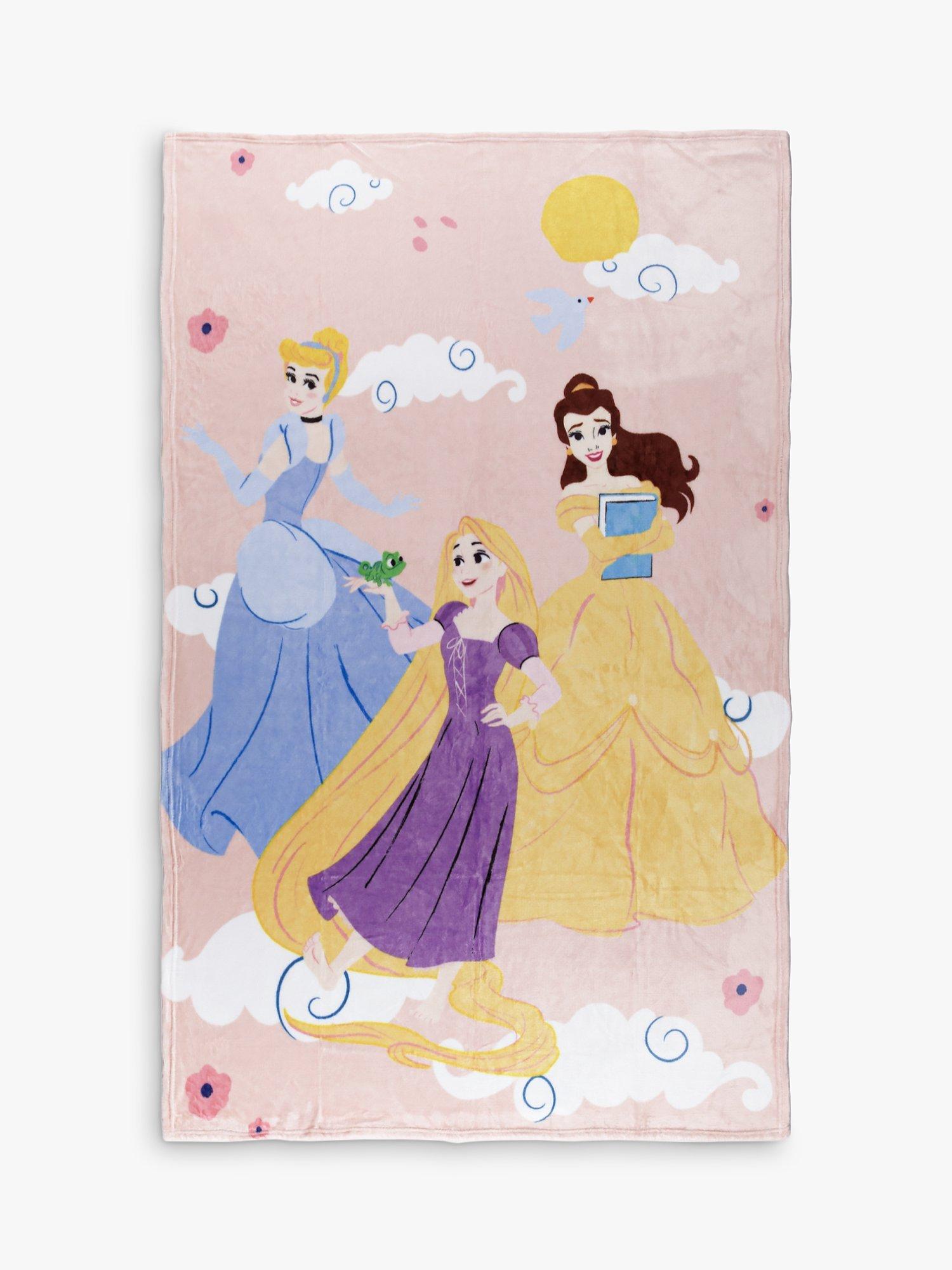 Disney Princess Fleece Throw 110 x 170cm - British product