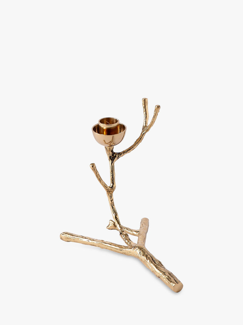 pols potten Twiggy candle holder gold brass, imported from the UK