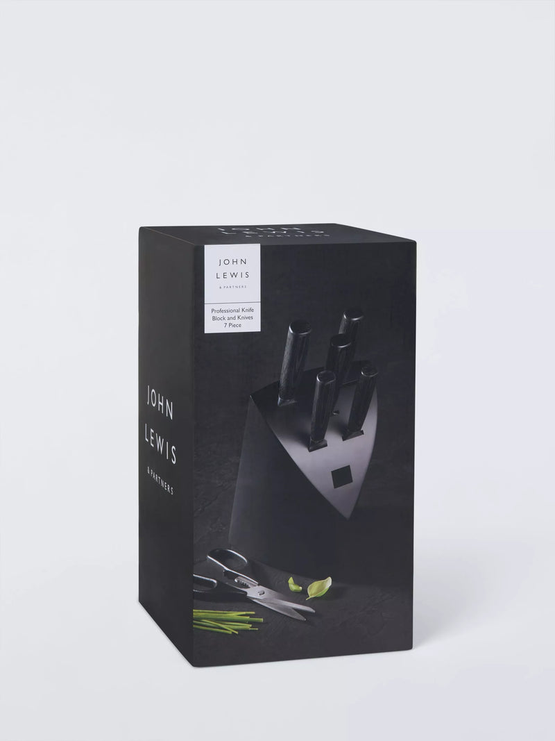 John Lewis professional knife block 6 piece set - British product