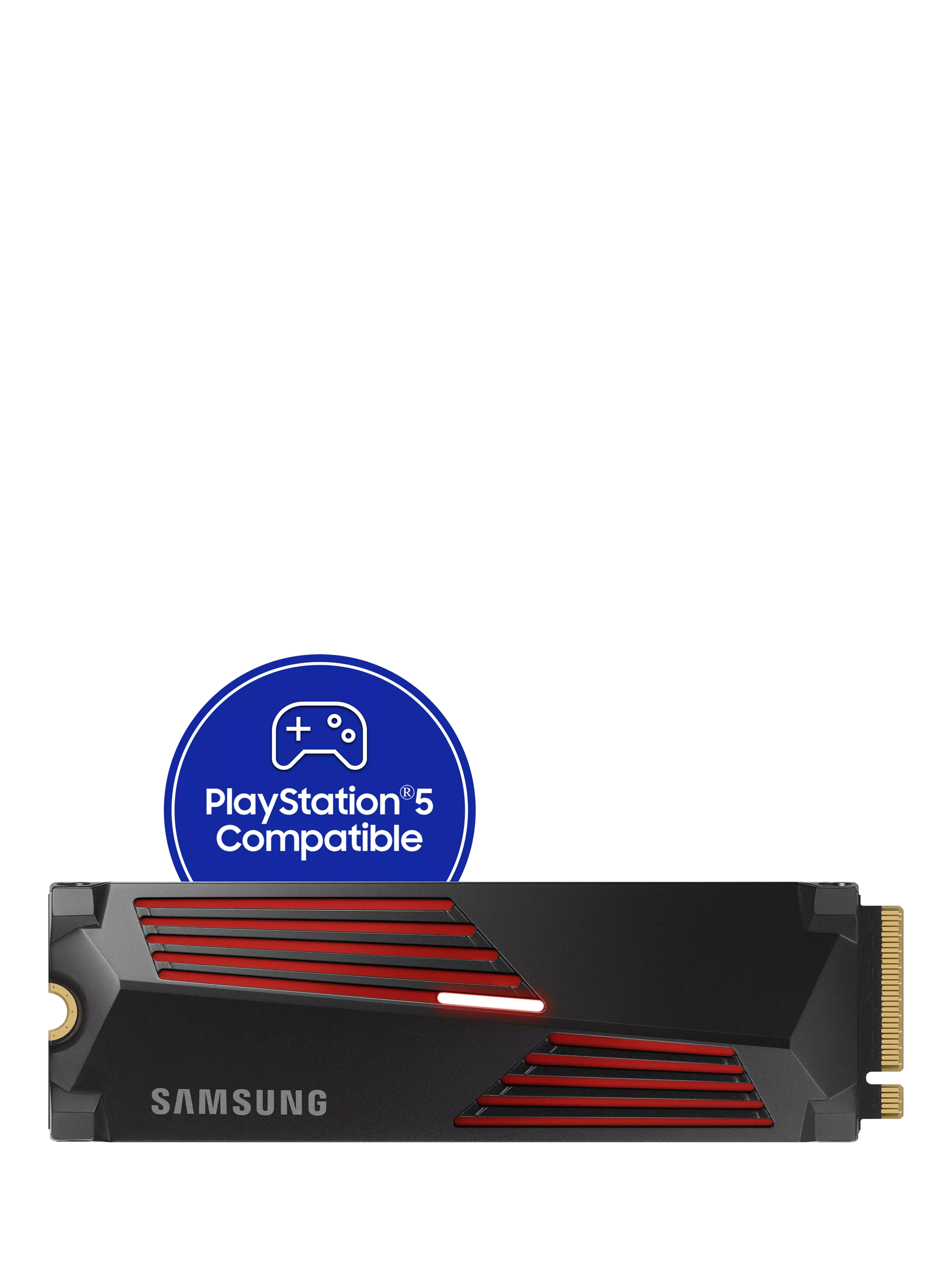 Samsung 990 PRO 2TB NVMe SSD with heatsink - British product
