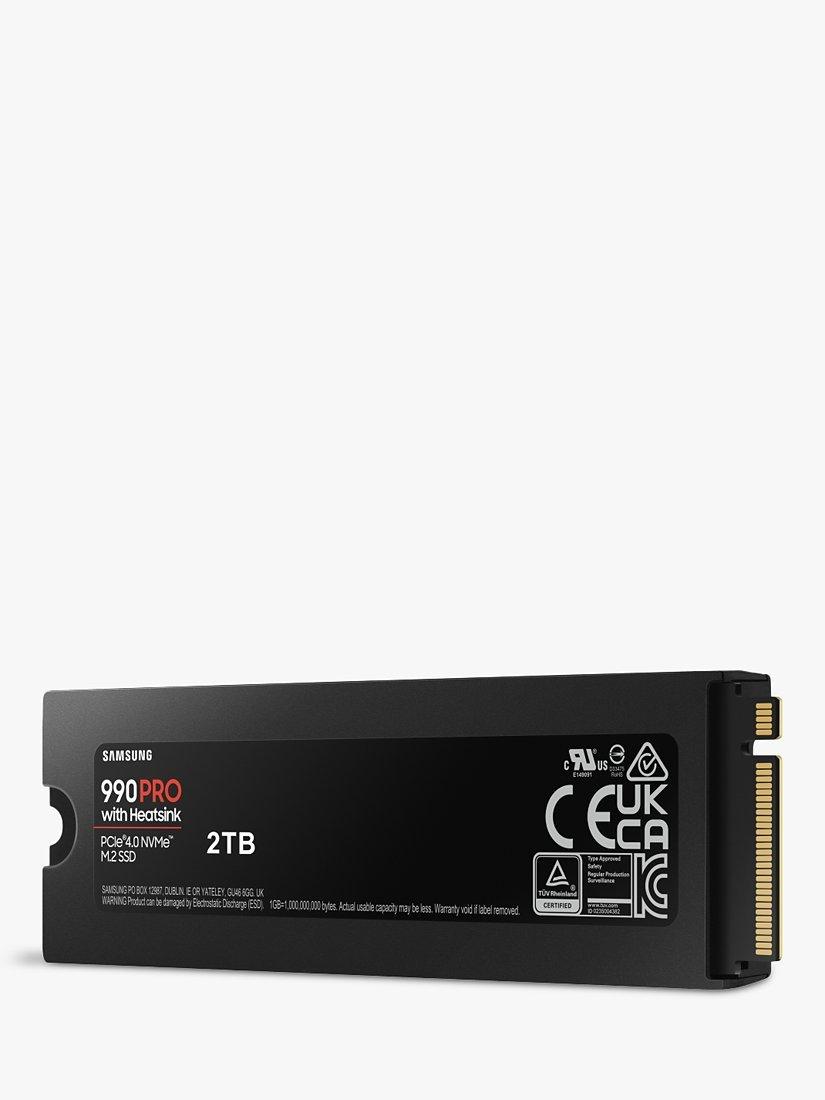Samsung 990 PRO 2TB NVMe SSD مع مشتت حراري - منتج بريطاني