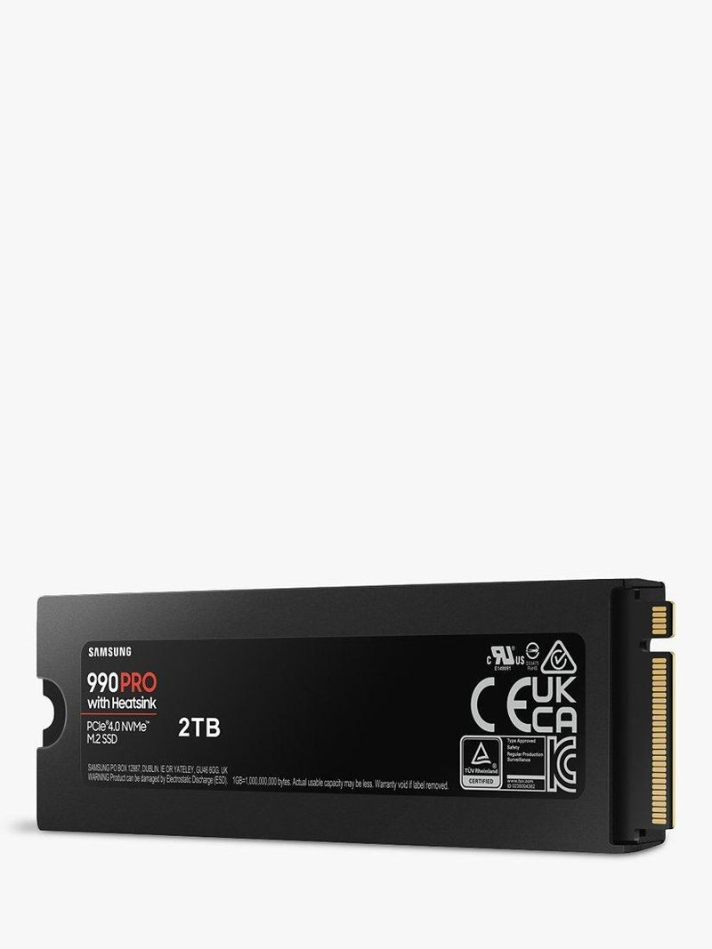 Samsung 990 PRO 2TB NVMe SSD مع مشتت حراري - منتج بريطاني