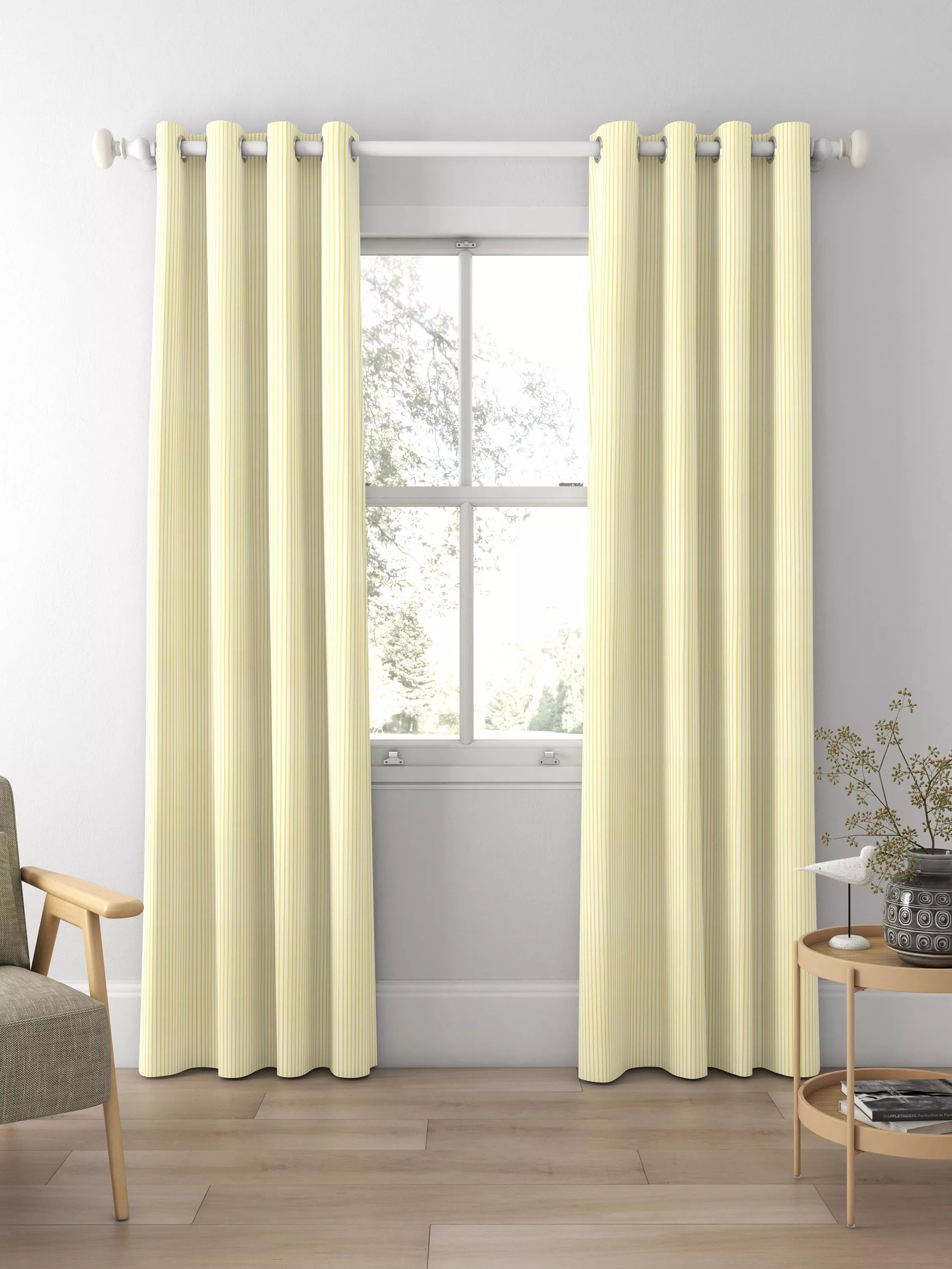 Harlequin Ribbon Stripe curtain roman blind Citrine British brand