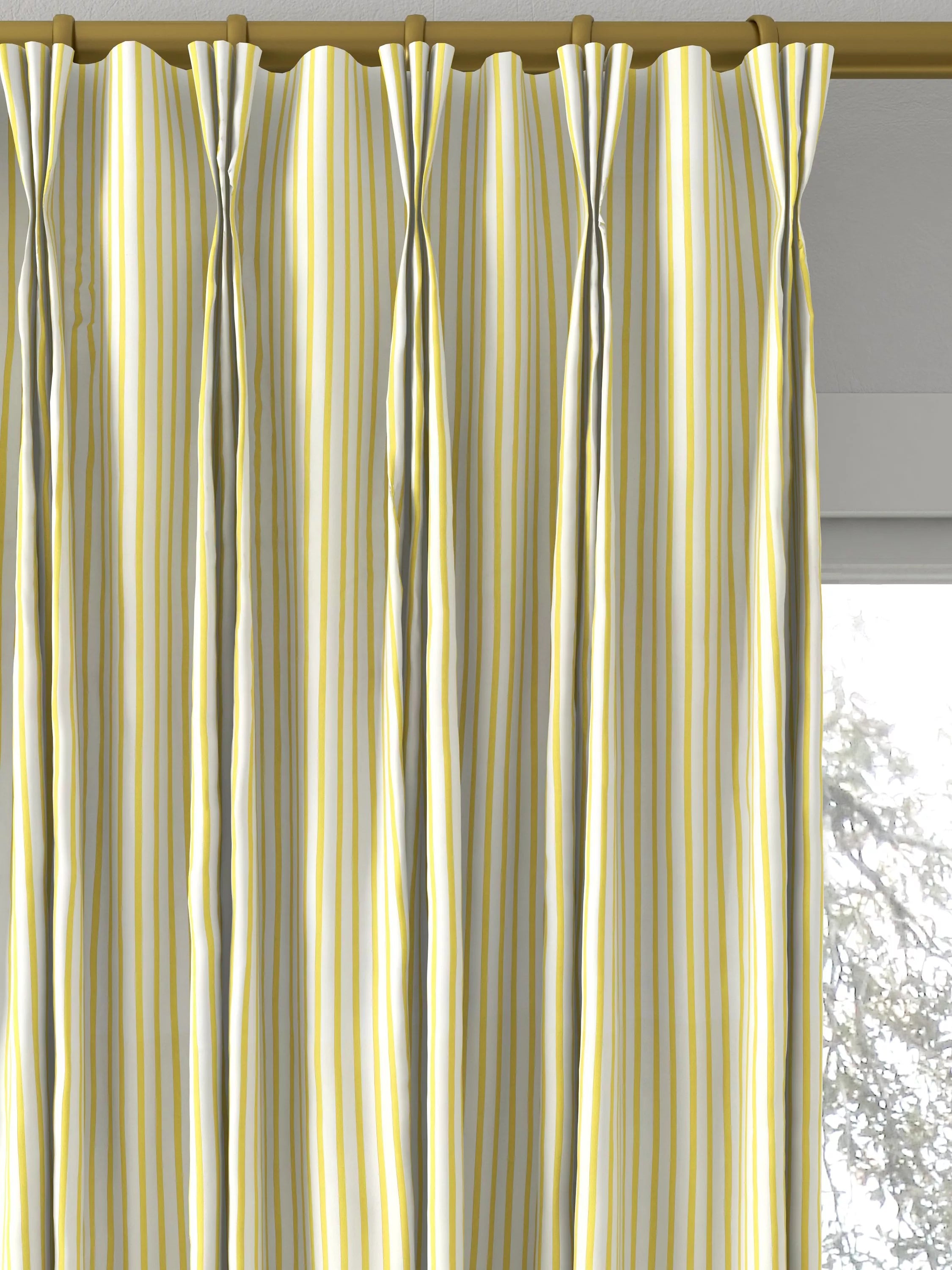 Harlequin Ribbon Stripe curtain roman blind Citrine British brand