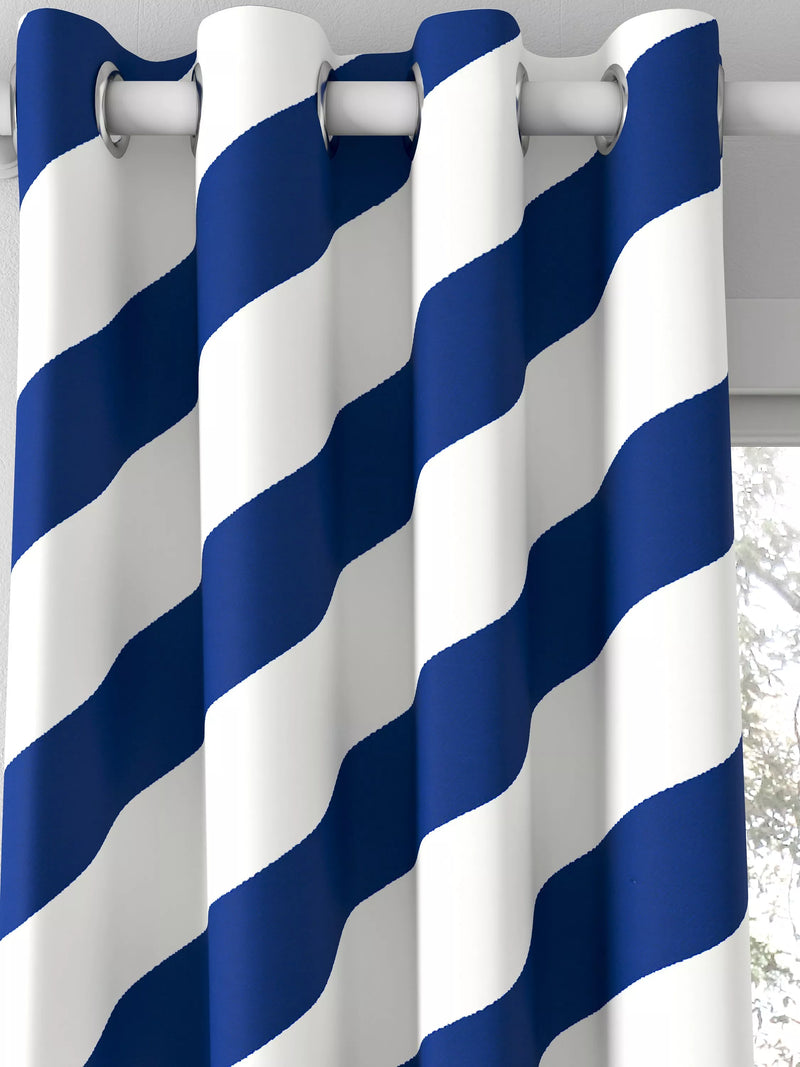 Harlequin paper straw curtains Lapis, imported from the UK