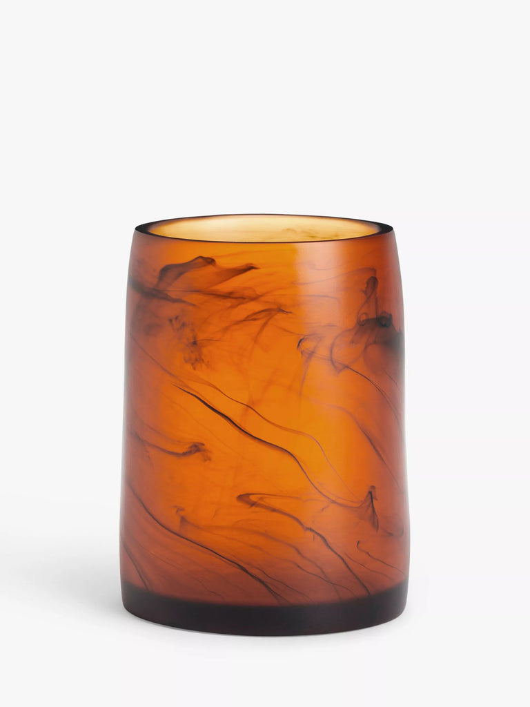 John Lewis Bathroom Tumbler, Brown Amber