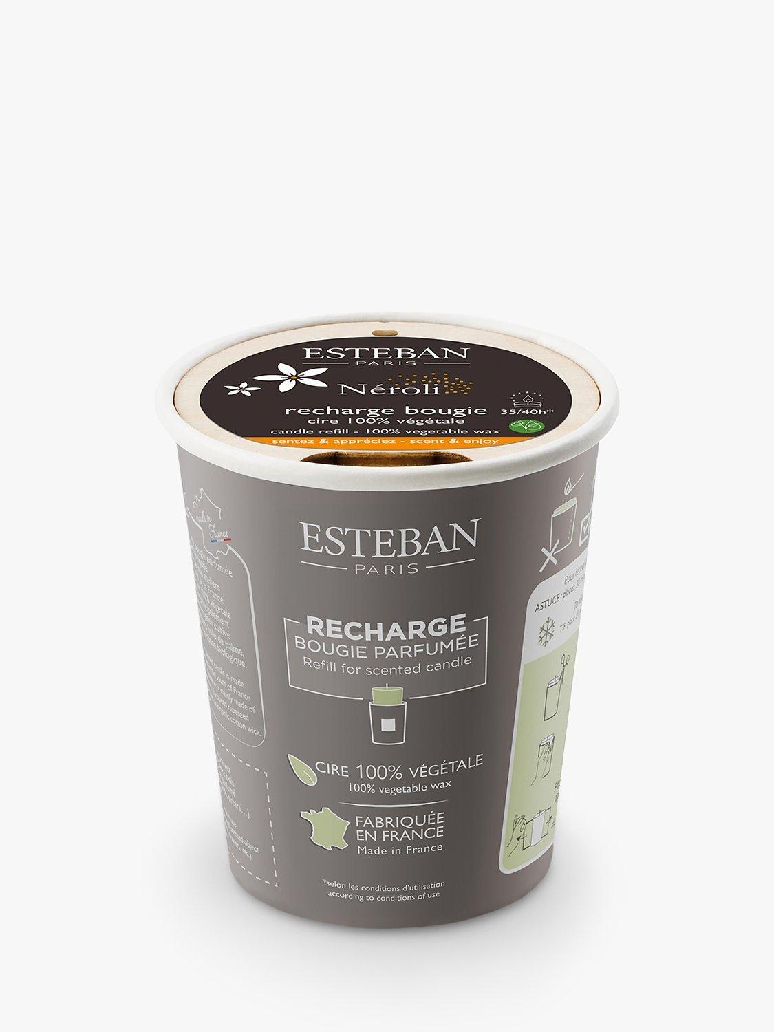 Esteban neroli scented candle refill 180g - British product