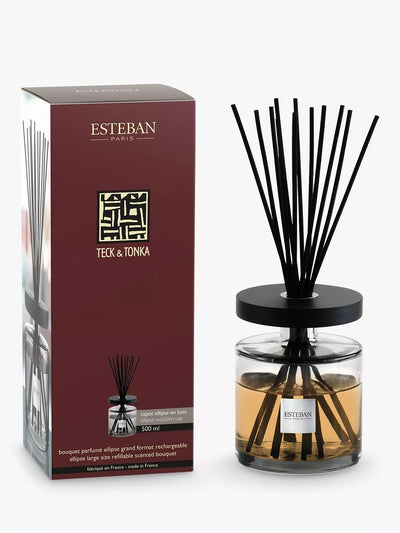 John Lewis Esteban XL Teck & Tonka Reed Diffuser 500ml- Buy online at McGrocer
