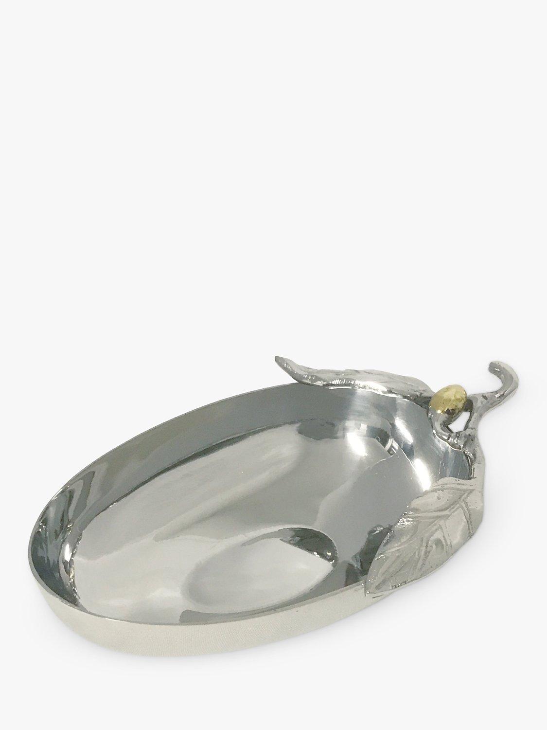 Oval Stainless Steel Dipping Bowl 14cm for Oils and Sauces