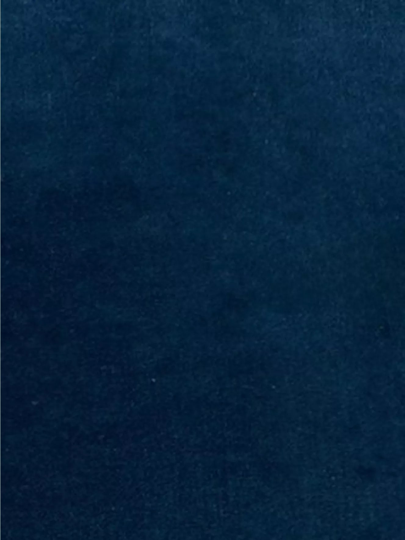 Truly Flanged Square Velvet Cushion - Blue