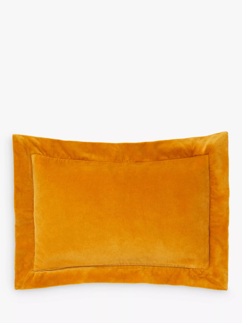 Truly Flanged Velvet Lombard Cushion