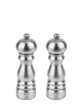 Peugeot Paris Chef salt and pepper mills 18cm silver, UK version