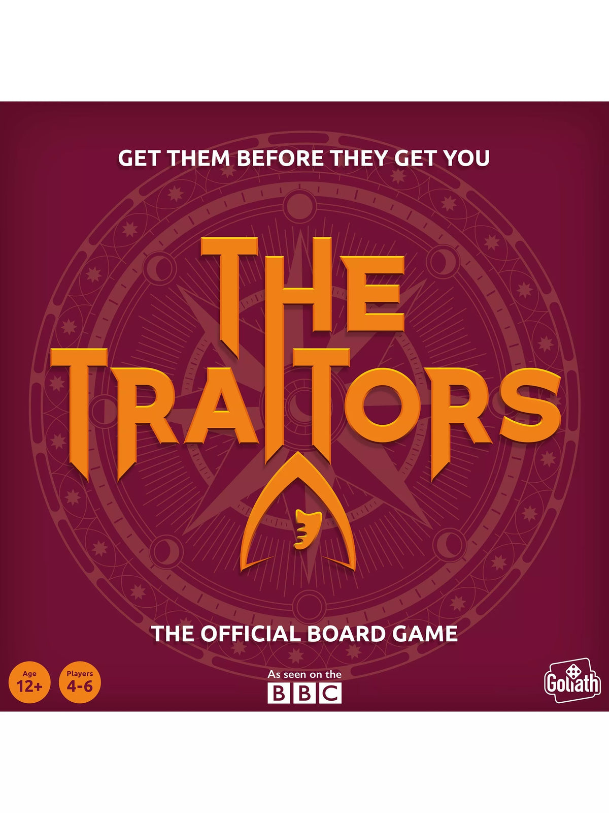 Goliath The Traitors official board game 4-6 players (British brand)