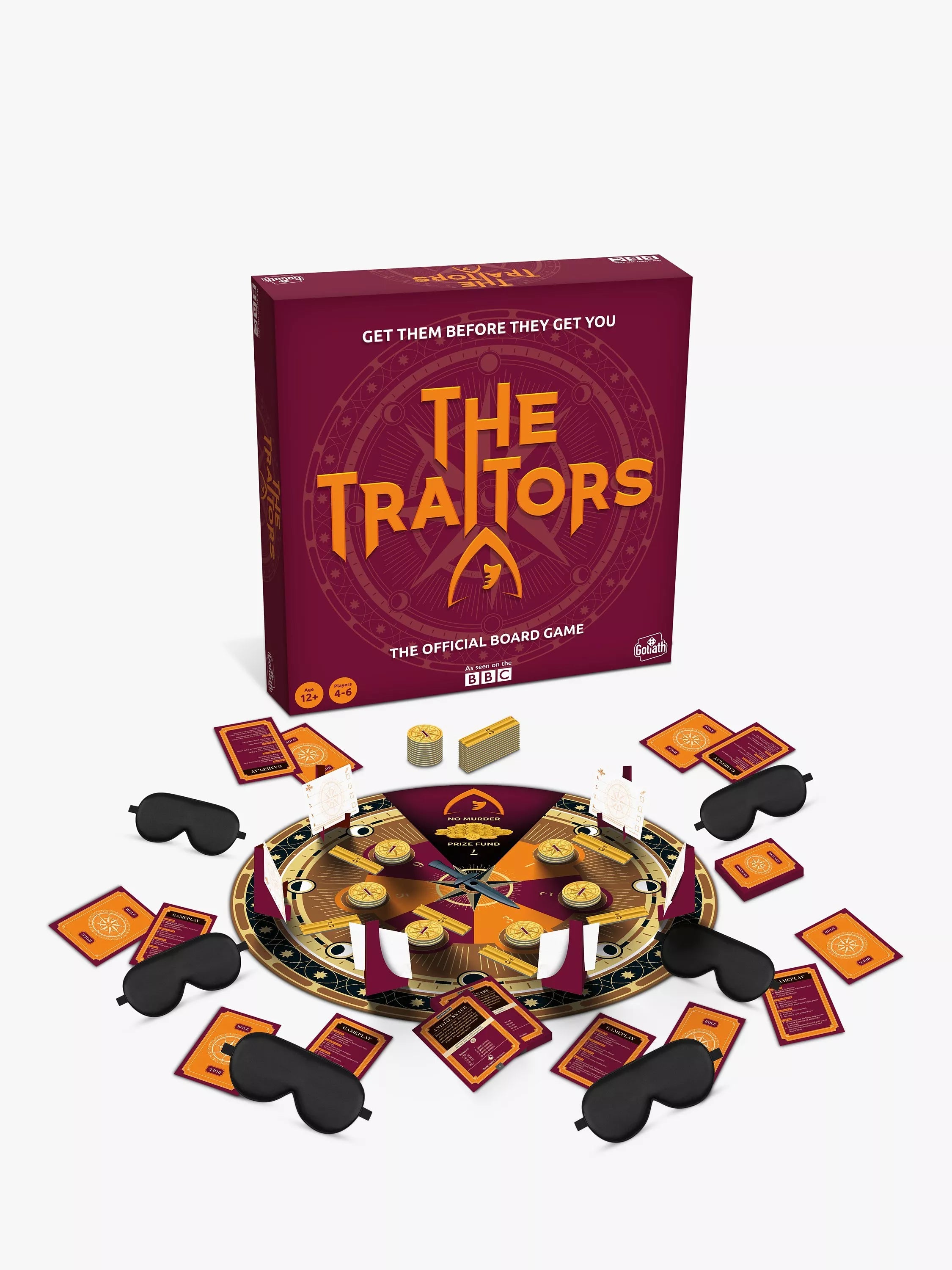 Goliath The Traitors official board game 4-6 players (British brand)